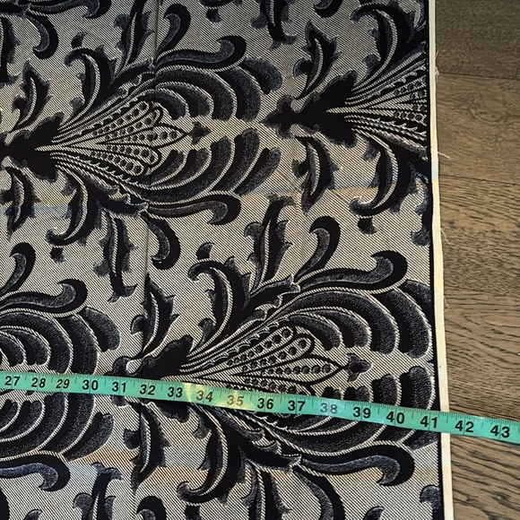 Vintage Luxury jacquard floral pattern Ankara print Fish tail maxi skirt Sz S - Picture 14 of 17